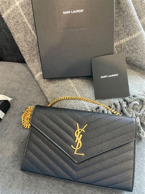 ysl wallet on chain size comparison|ysl wallet on chain price.